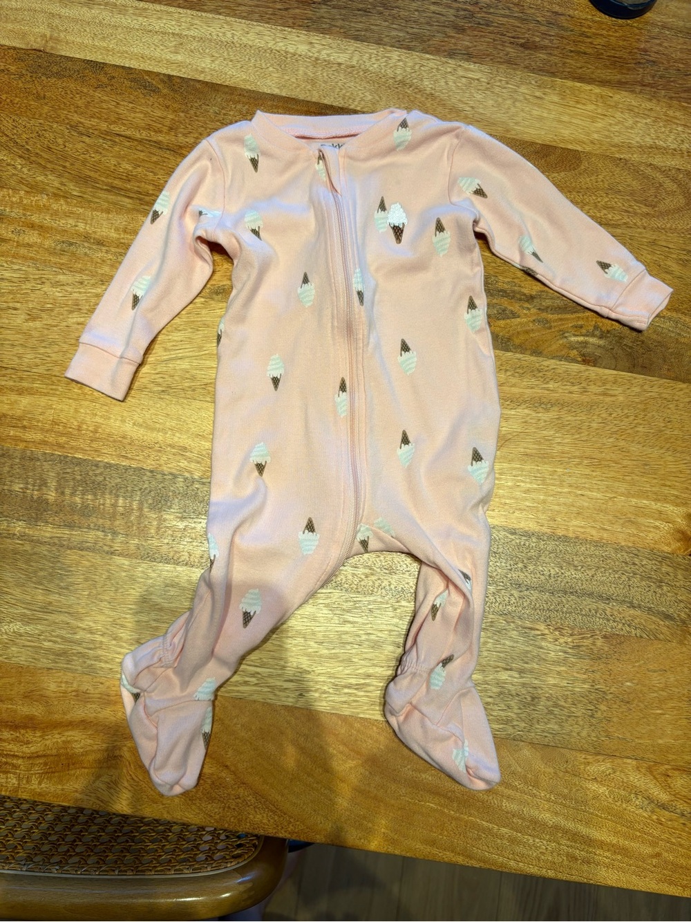Pekoe ice cream printed onesie - size 6months